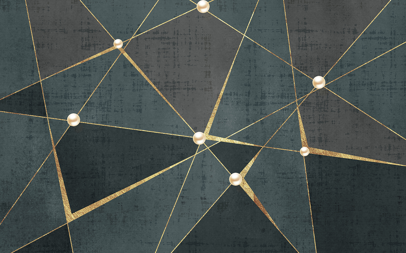 Geometrik Desen Duvar Kağıdı
