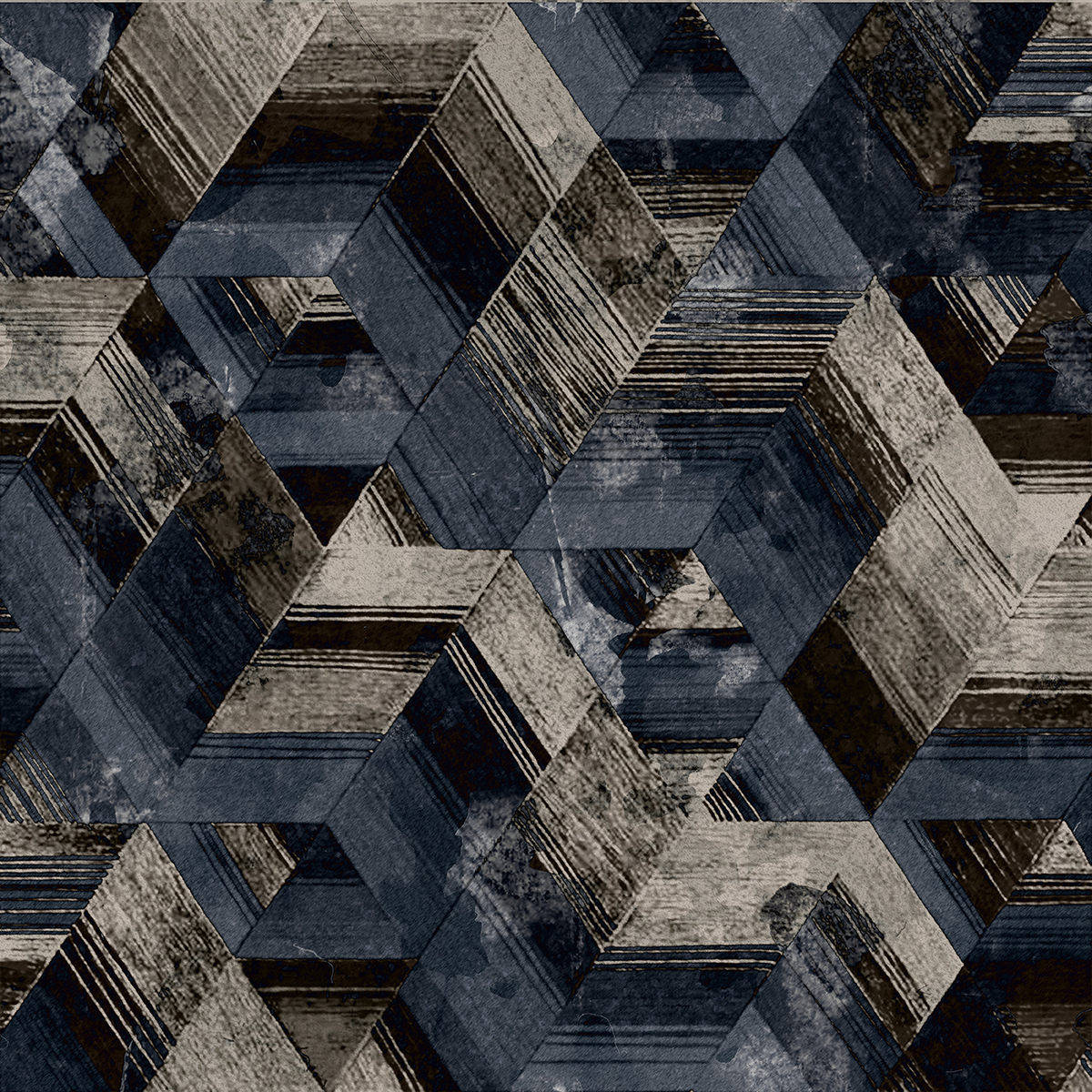 Geometrik Desen Duvar Kağıdı