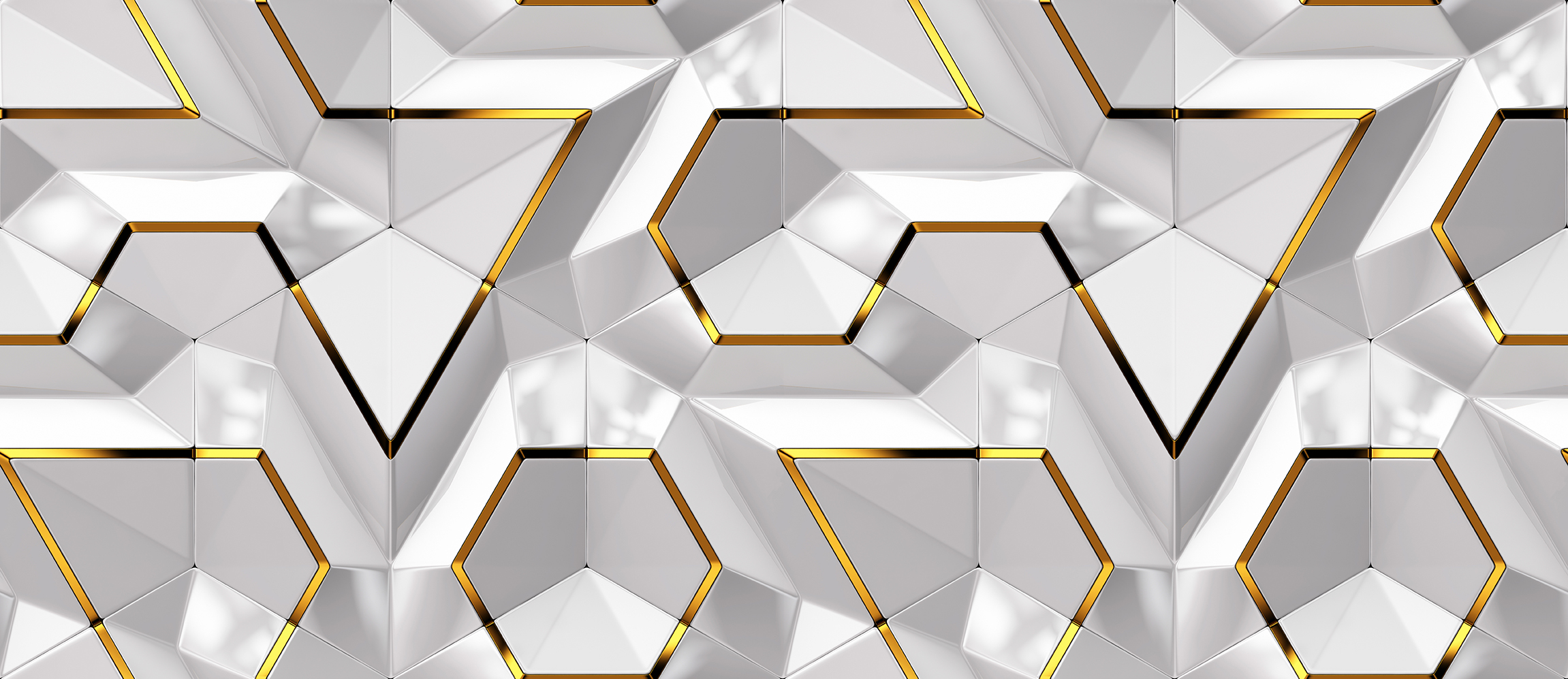 Geometrik Desen Duvar Kağıdı