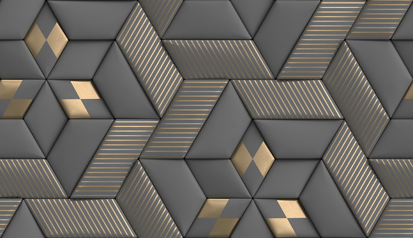 Geometrik Desen Duvar Kağıdı