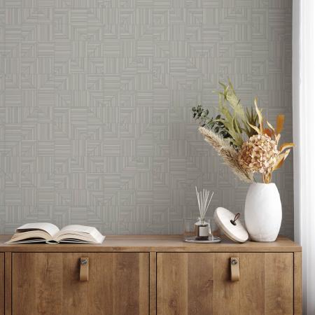 Geometrik Modern Desen Duvar Kağıdı