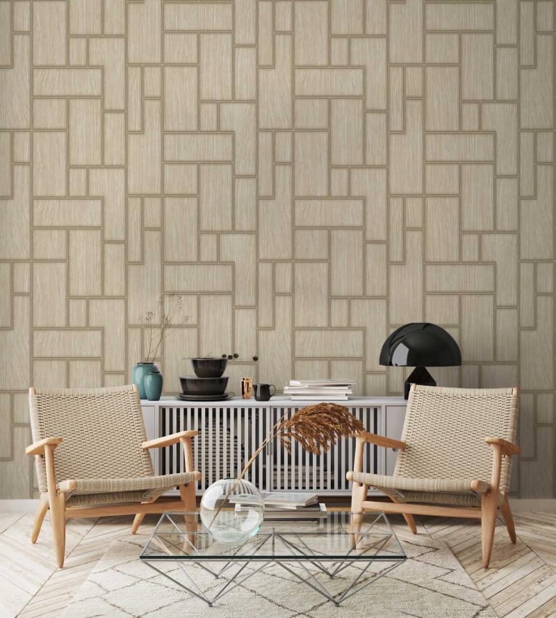 Geometrik Desen Duvar Kağıdı