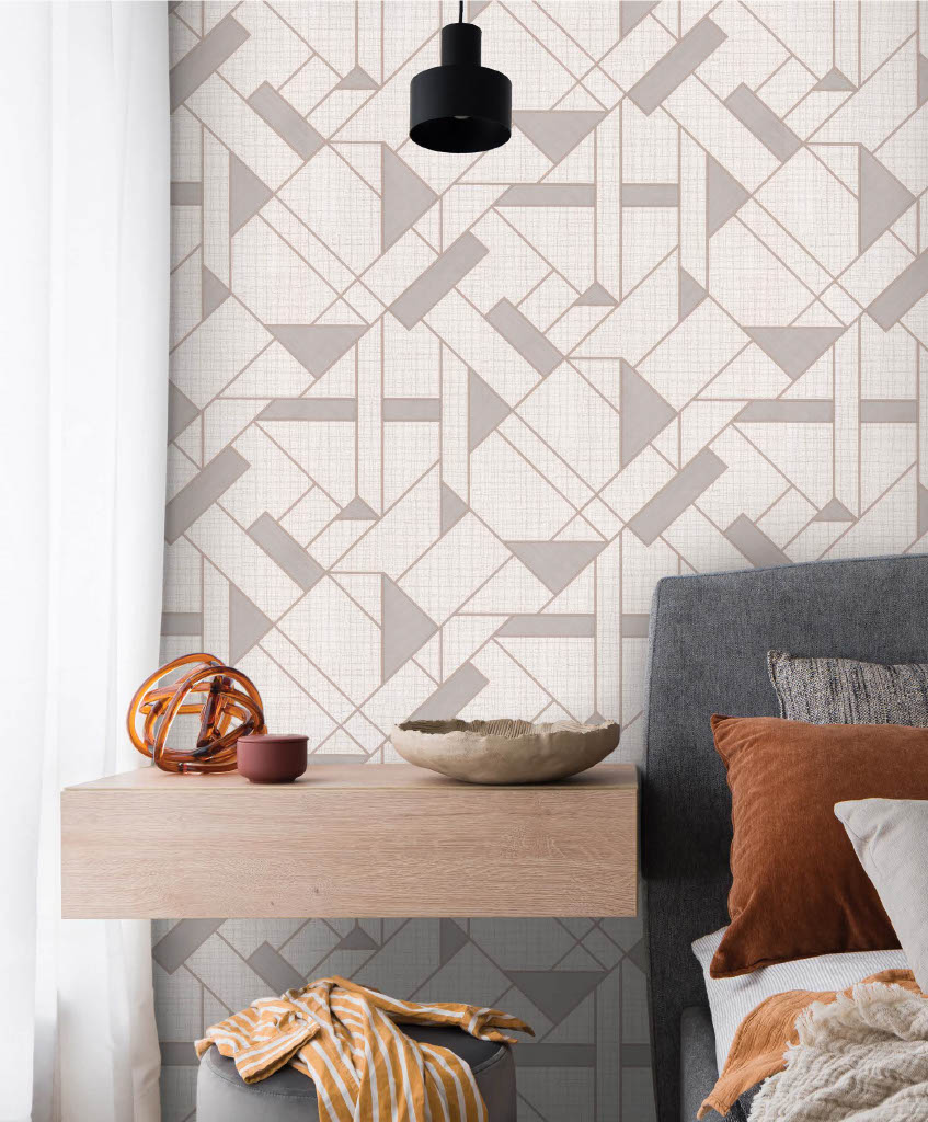 Geometrik Desen Duvar Kağıdı