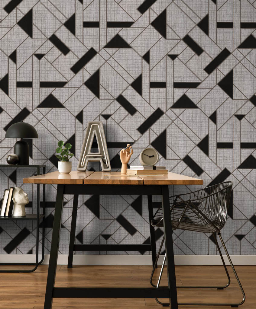 Geometrik Desen Duvar Kağıdı