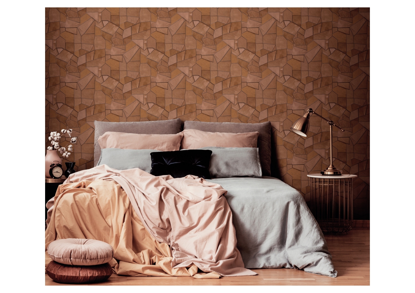 Geometrik Desen Duvar Kağıdı