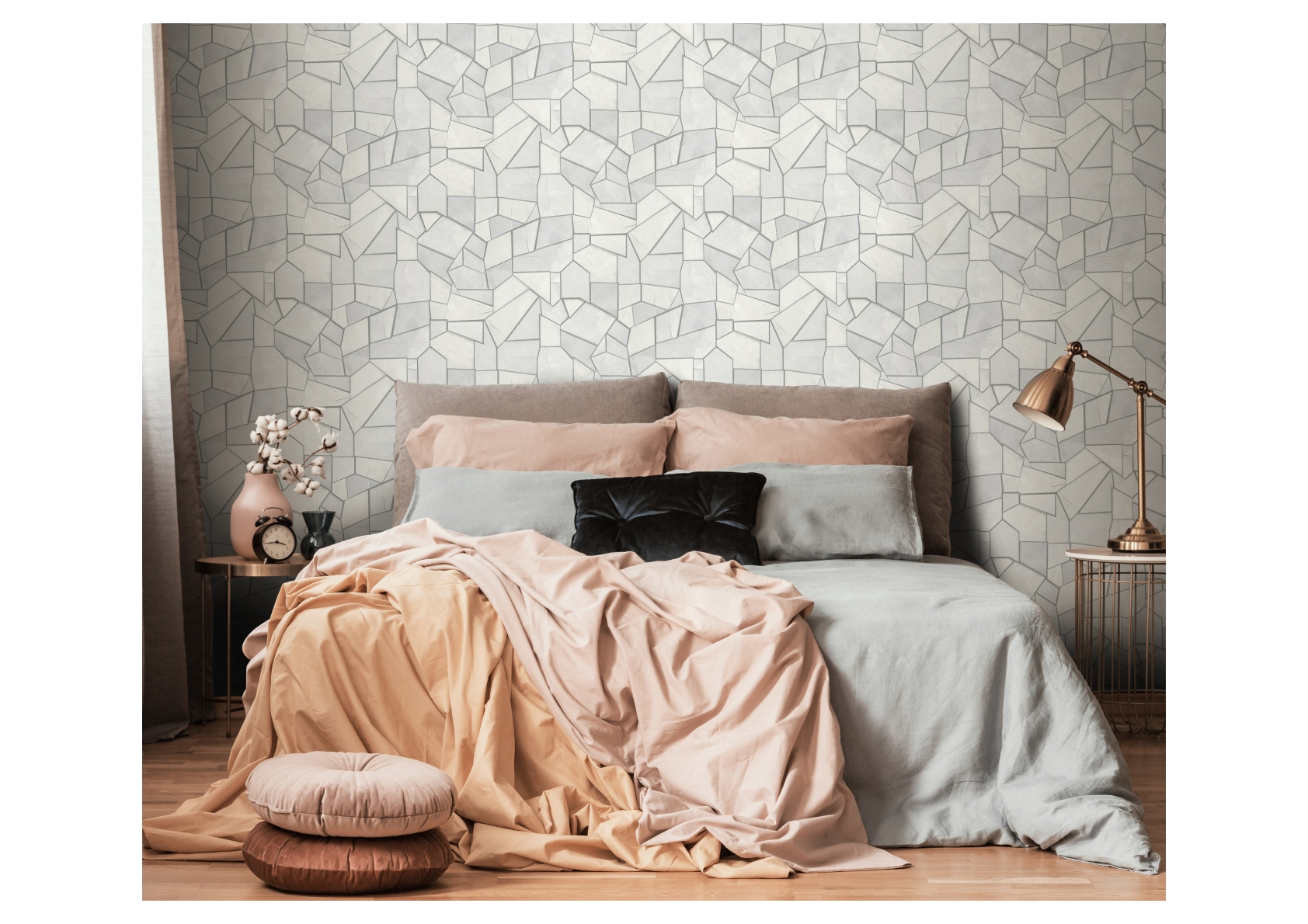 Geometrik Desen Duvar Kağıdı