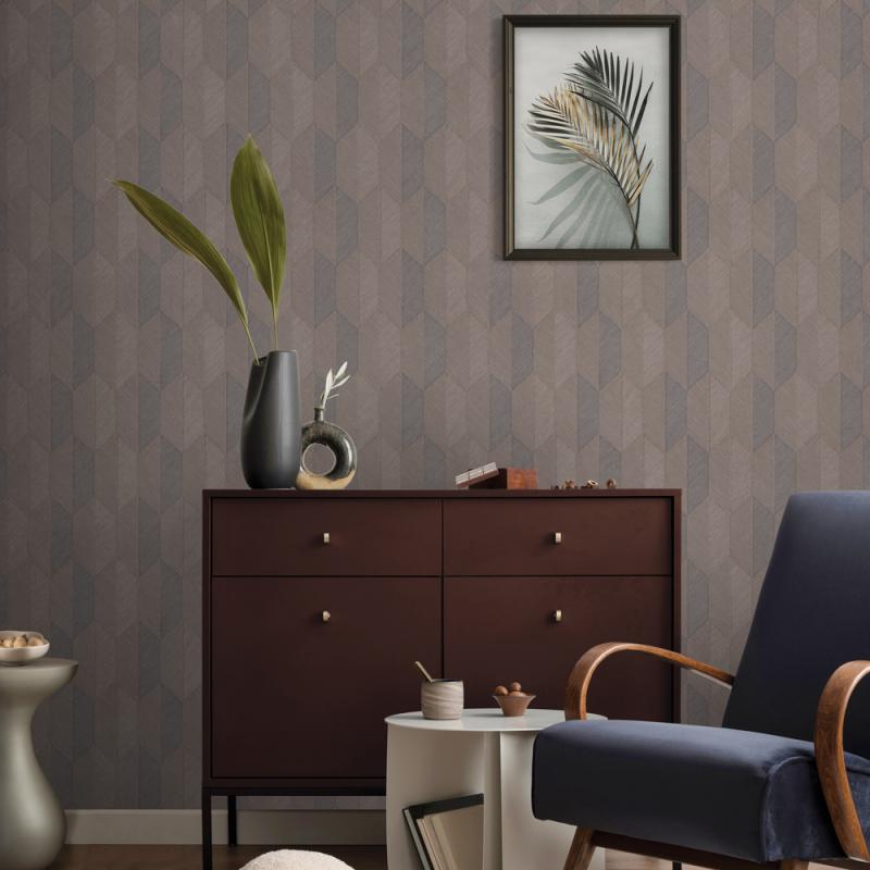Modern Geometrik Desen Duvar Kağıdı