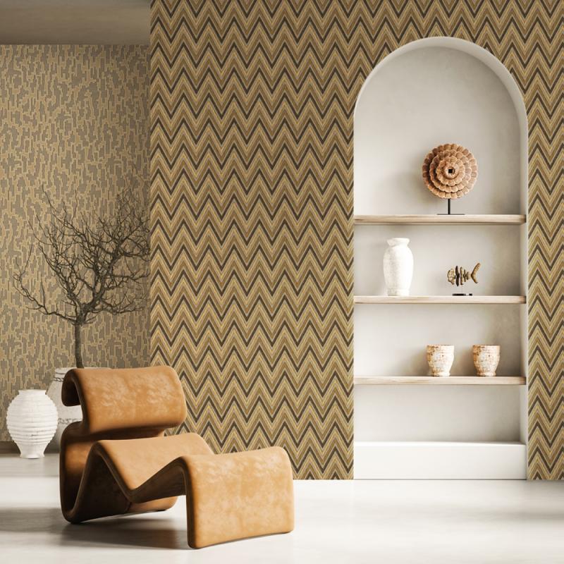 Modern Geometrik Desen Duvar Kağıdı