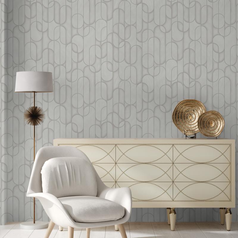 Geometrik Desen Duvar Kağıdı
